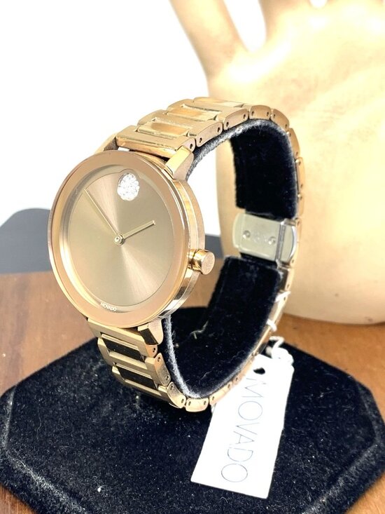 Movado Women\'s Watch 3601107 Bold Swiss Quartz Rose Gold Stainless Steel 34mm main image 9